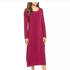 Jersey Tunic philippa RED Hand Pockets Gamay Knit Dress Bryn Walker NEW Gamma XS